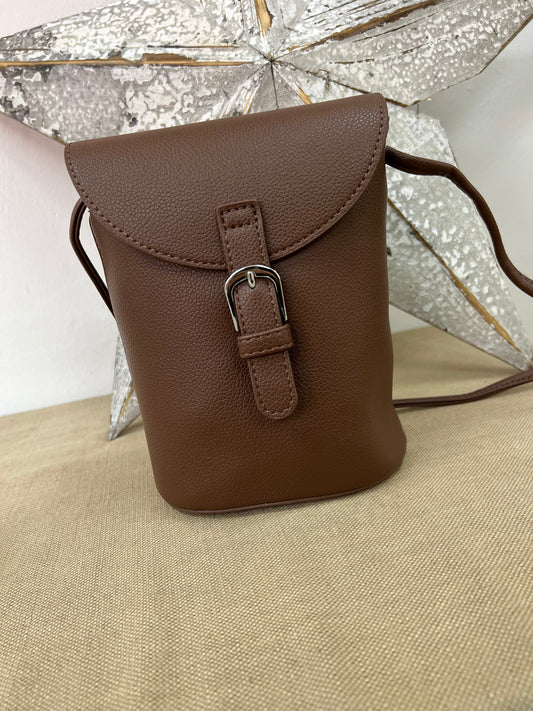 Bucket Crossbody Bag - Chocolate