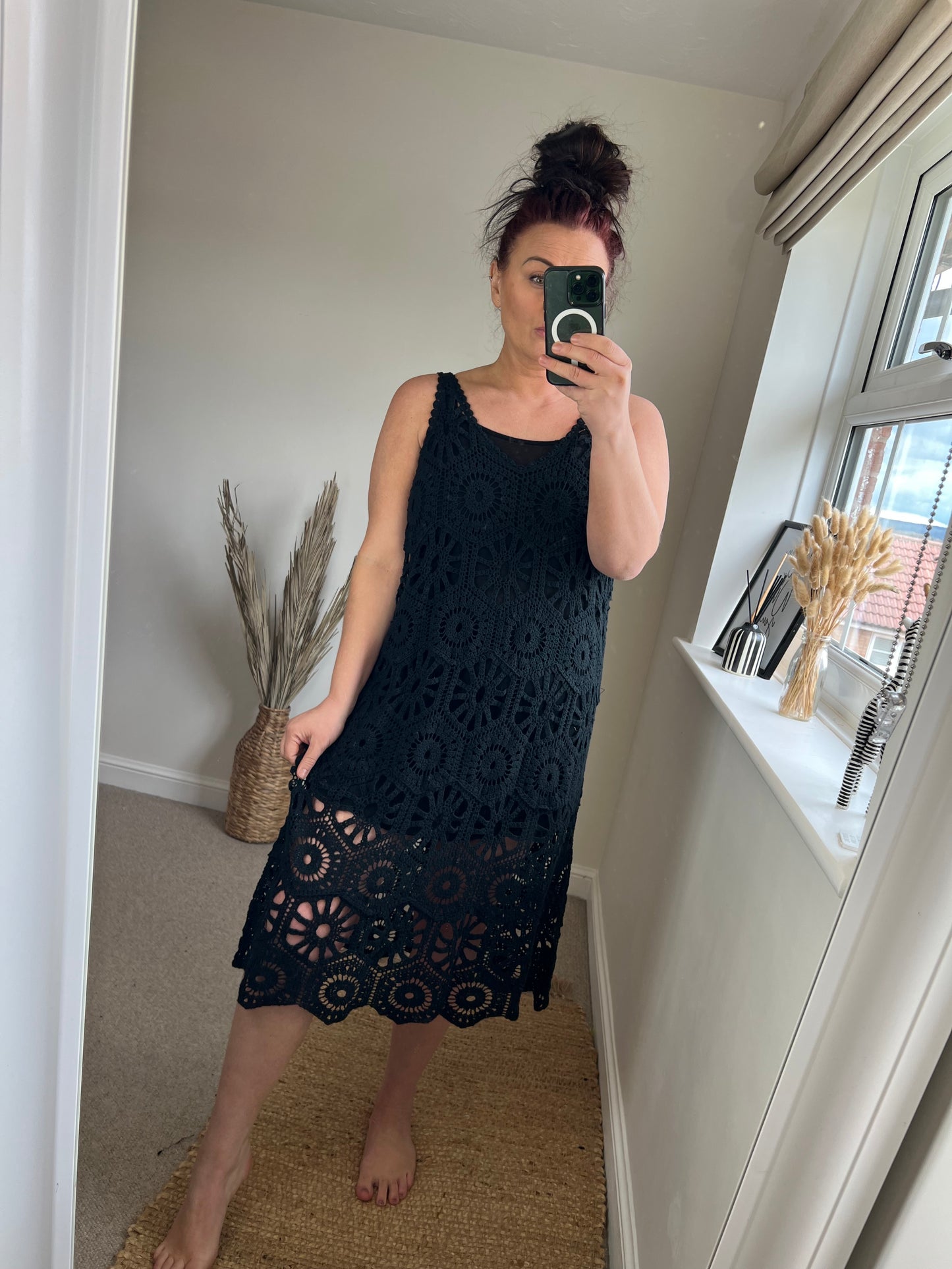 Crochet Dress - Black