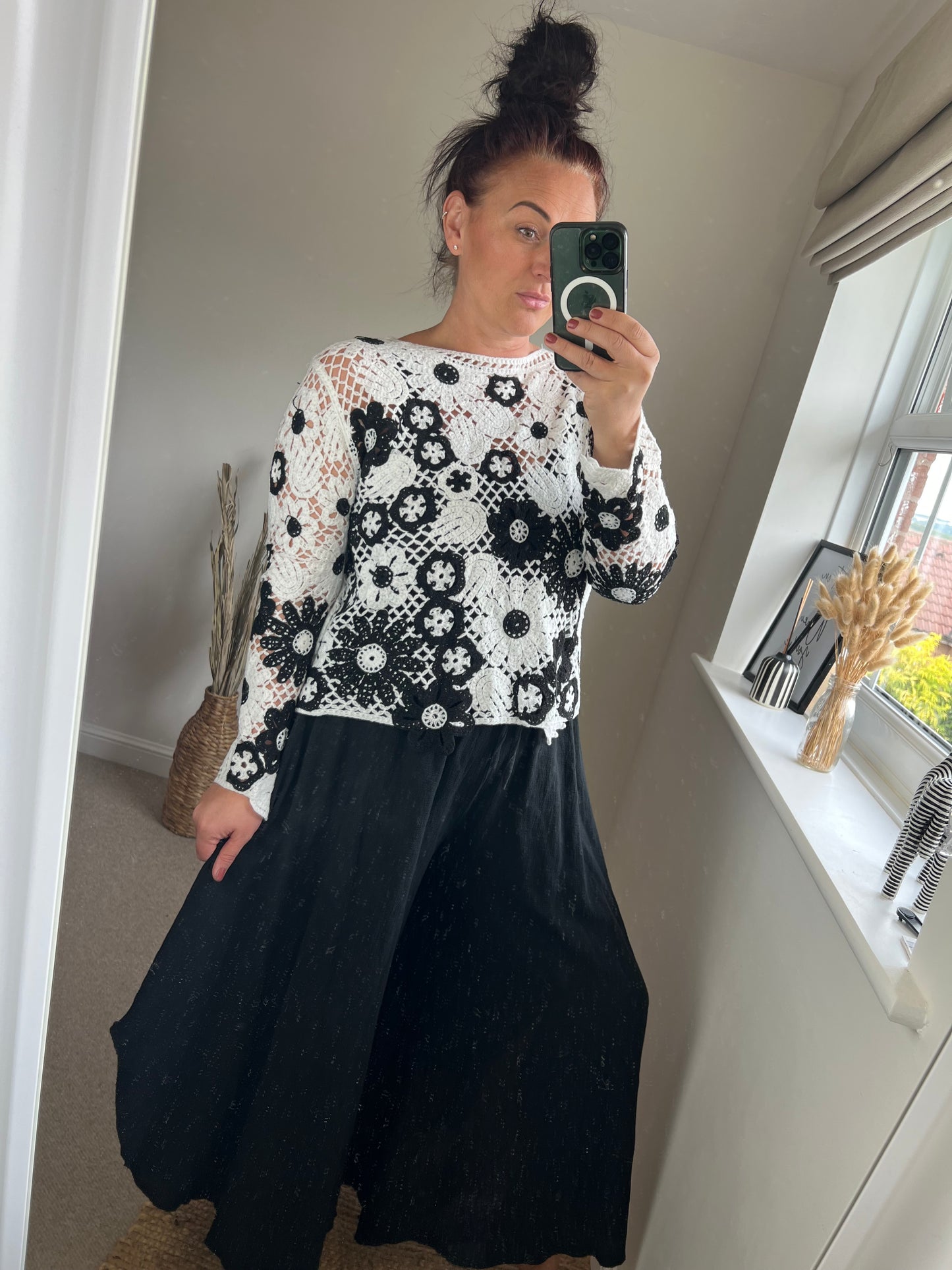 Crochet Jumper - White