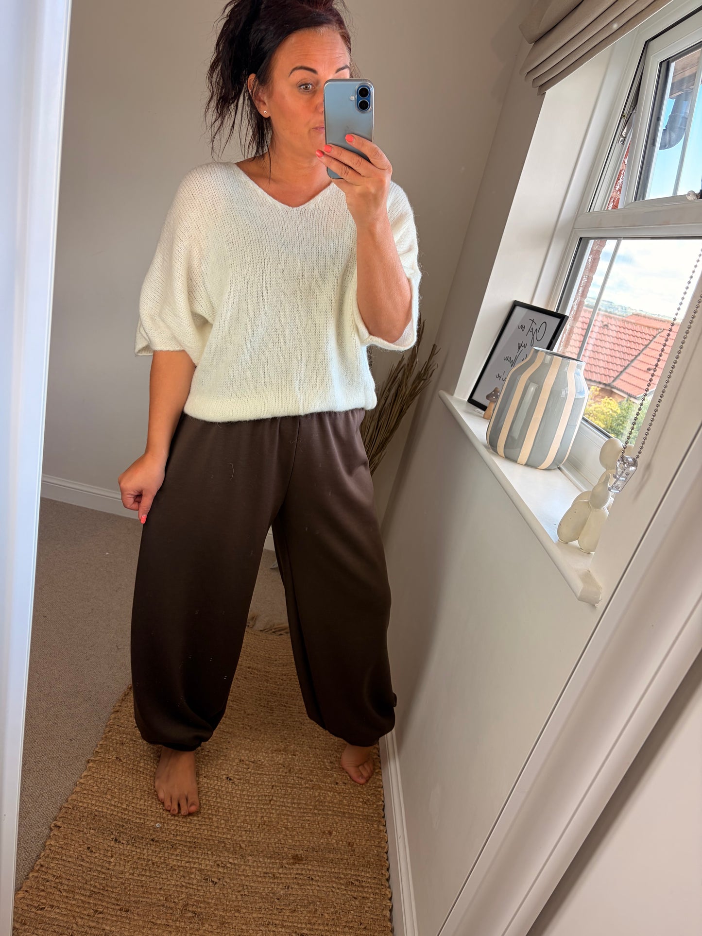 Cuffed Joggers - Chocolate