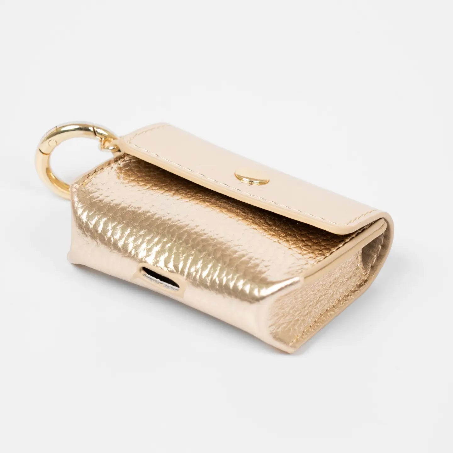 Wireless Earbuds Clip-on/Keyring Case - Gold