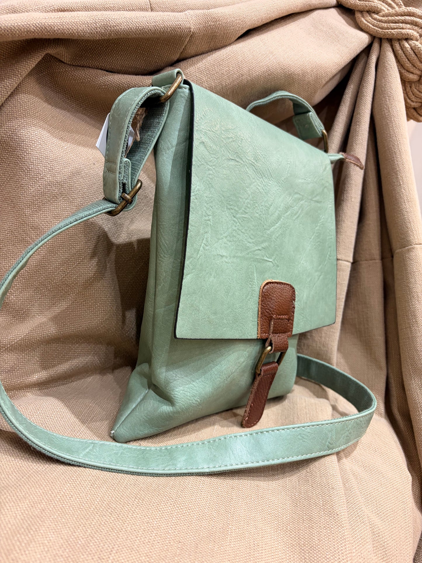 Satchel Crossbody Bag - Sage