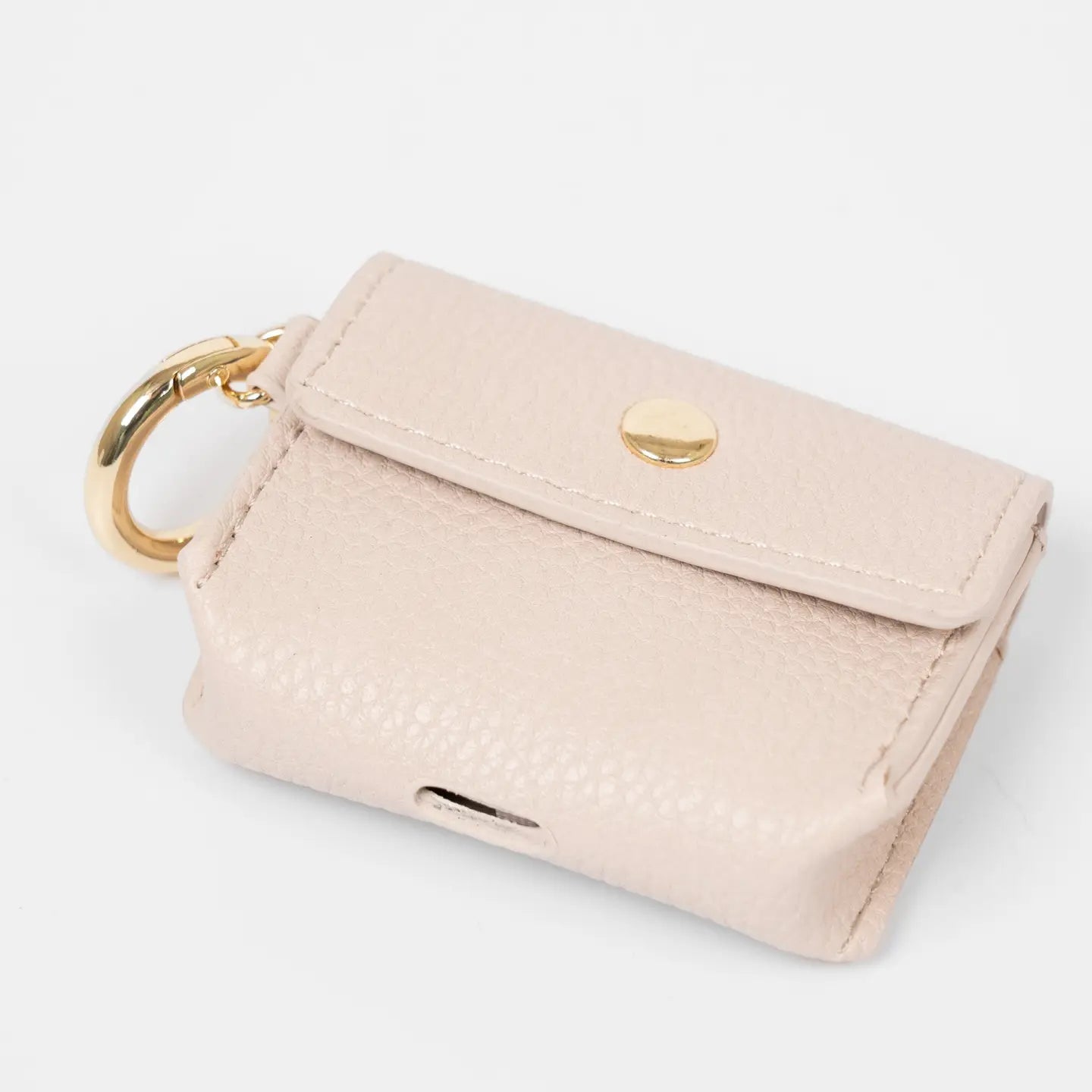 Wireless Earbuds Clip-on/Keyring Case - Nude