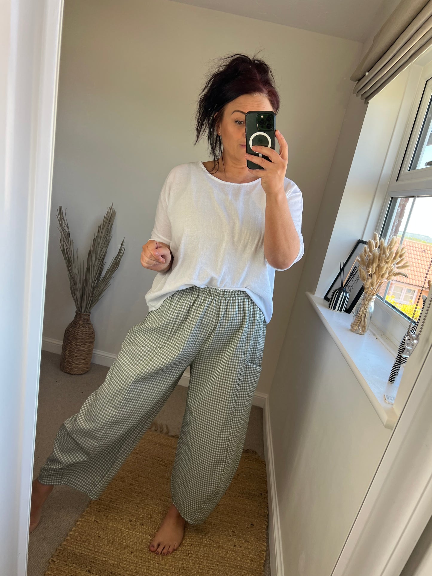 Plain Cotton Top - White
