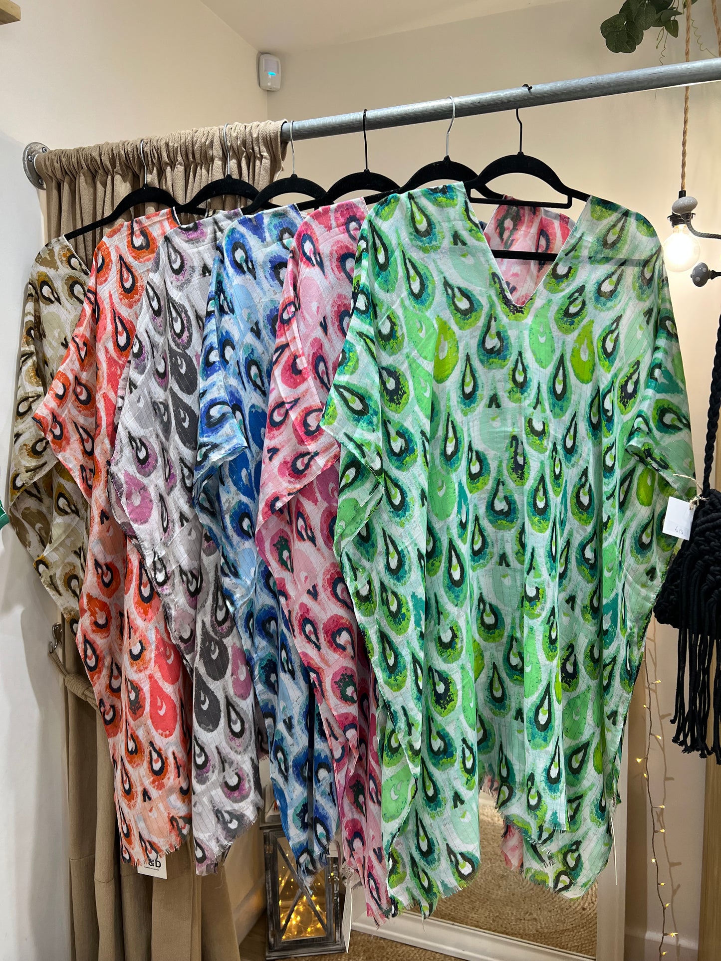 Kaftan Cover Up - Peacock