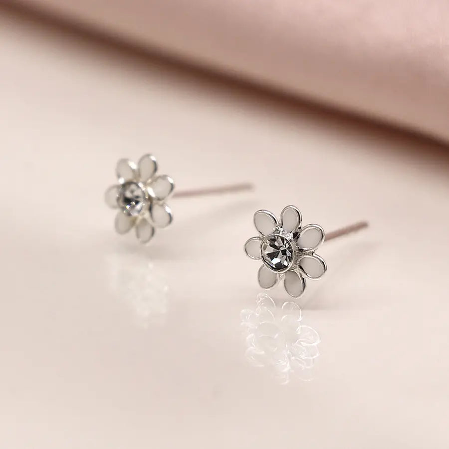 Peace of Mind - Sterling Silver Tiny Flowers