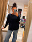 Button Side Jumper - Navy