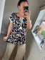 Shirred Waist Top - Navy