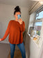 Button Side Jumper - Rust