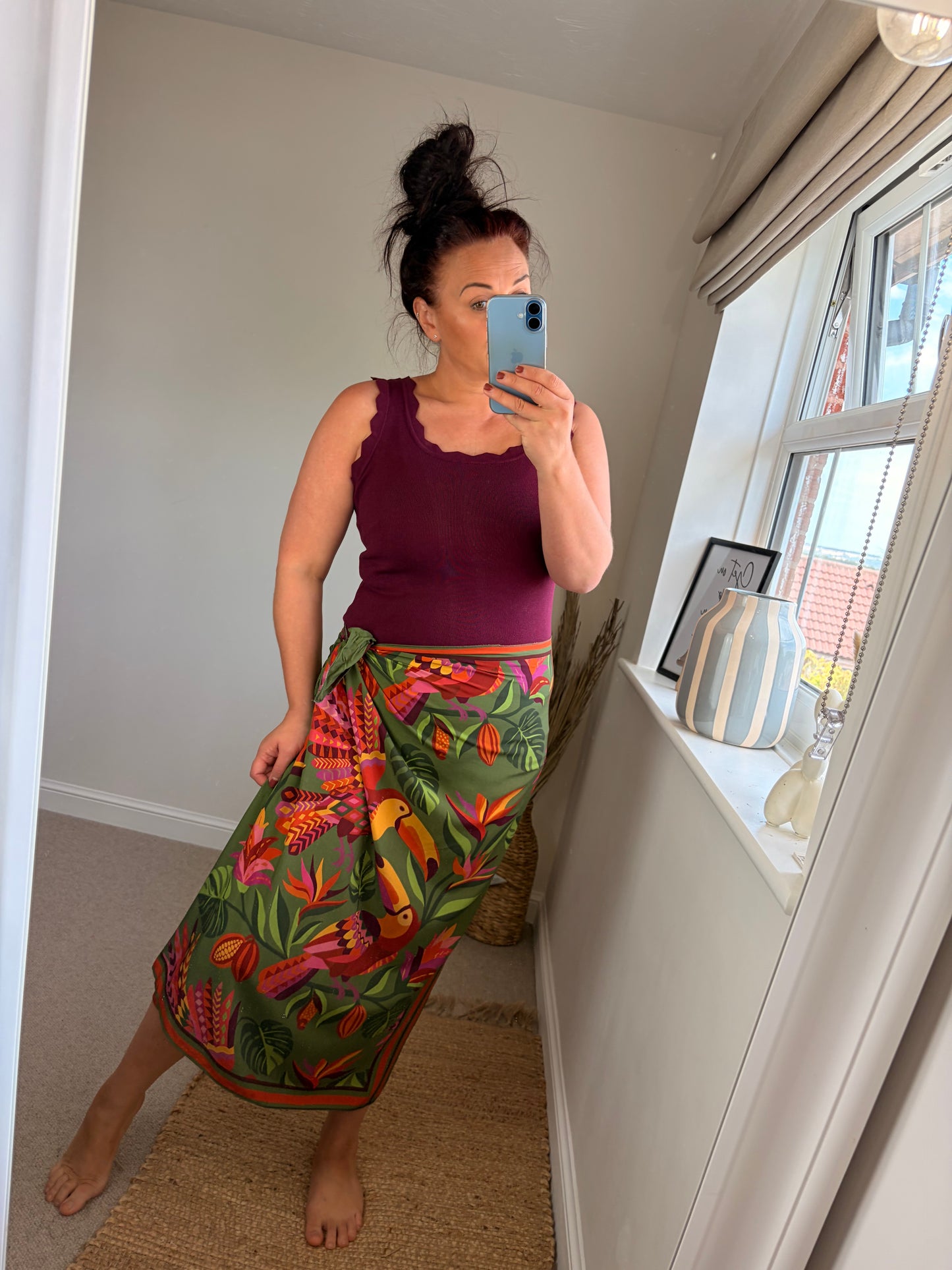 Tie Sarong Skirt - Midi