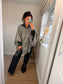 Knotted Poncho - Mocha