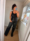 Sequin Vest - Black