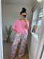 Fine Knit Top - Light Pink