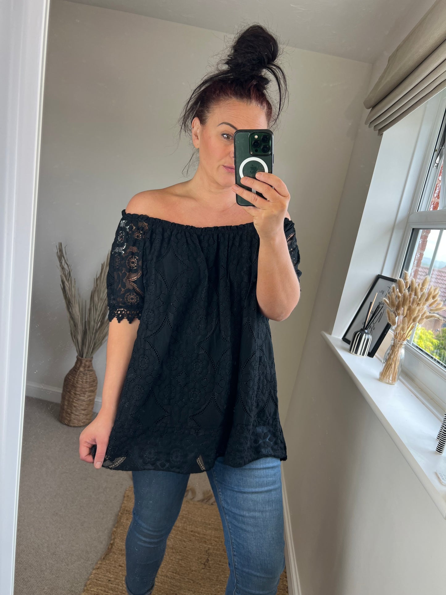 Lace Top - Black
