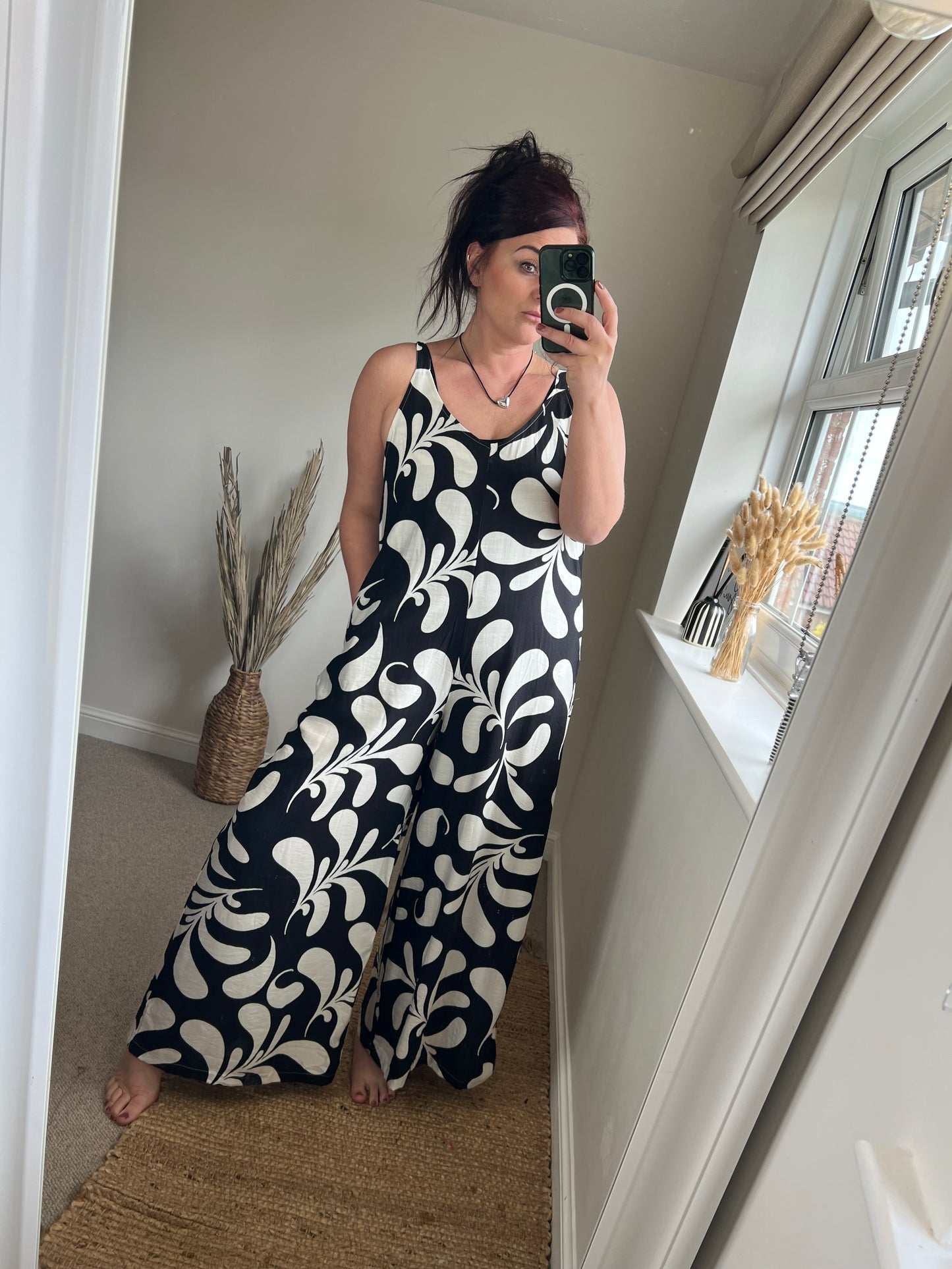 Fly Over Jumpsuit - Black