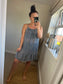 Stripe Sundress - Navy