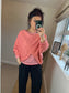 Wrap Knit - Coral