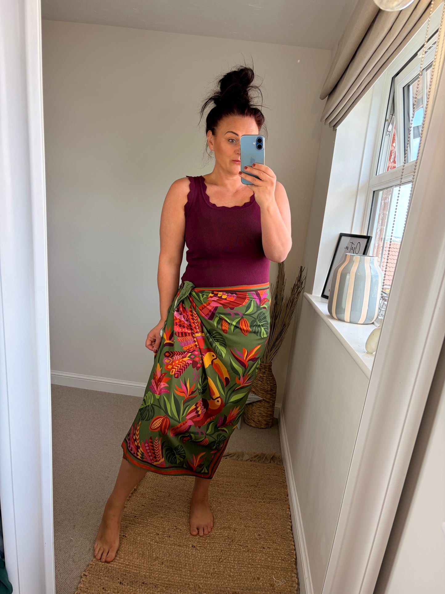 Tie Sarong Skirt - Midi