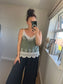 Crochet Cami Top - Khaki