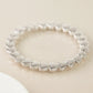 Peace of Mind - Silver Plated Heart Bracelet