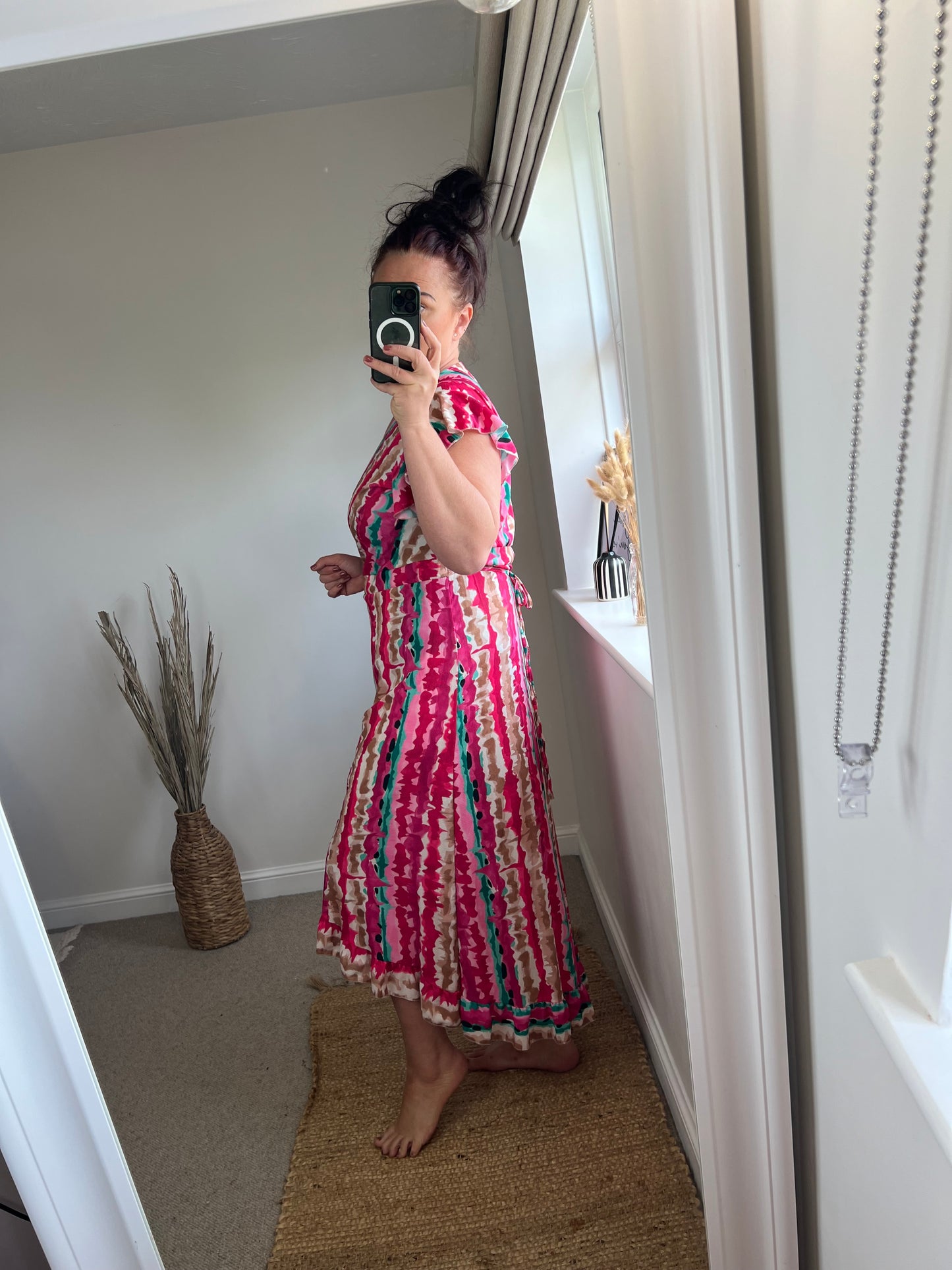 Wrap Dress - Cerise