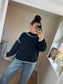 Stitch Jumper - Black