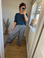 Plain Cotton Top - Navy