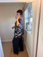 Marble Floaty Top - Blue