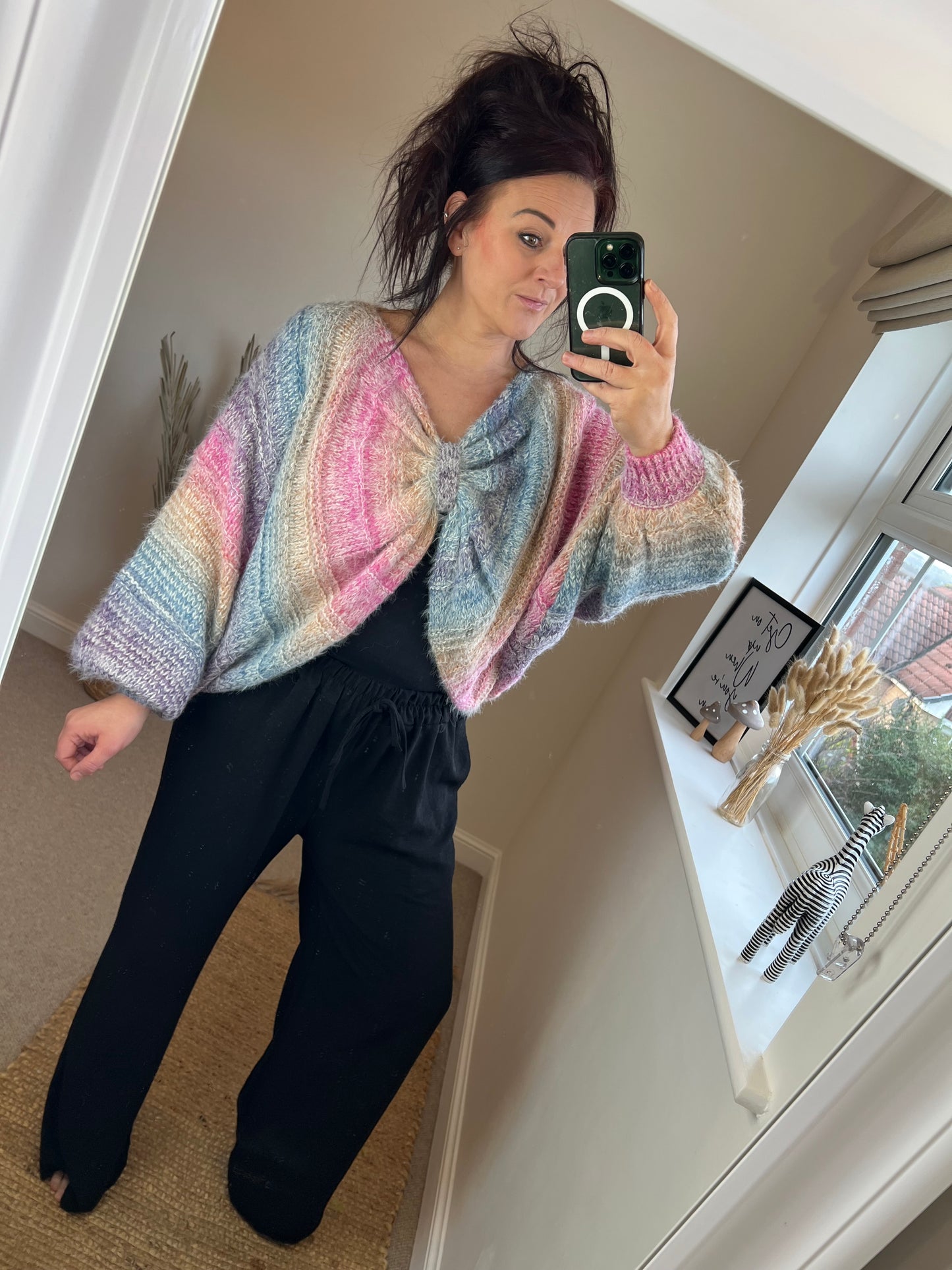 Hand Knit Chunky Shrug Cardigan