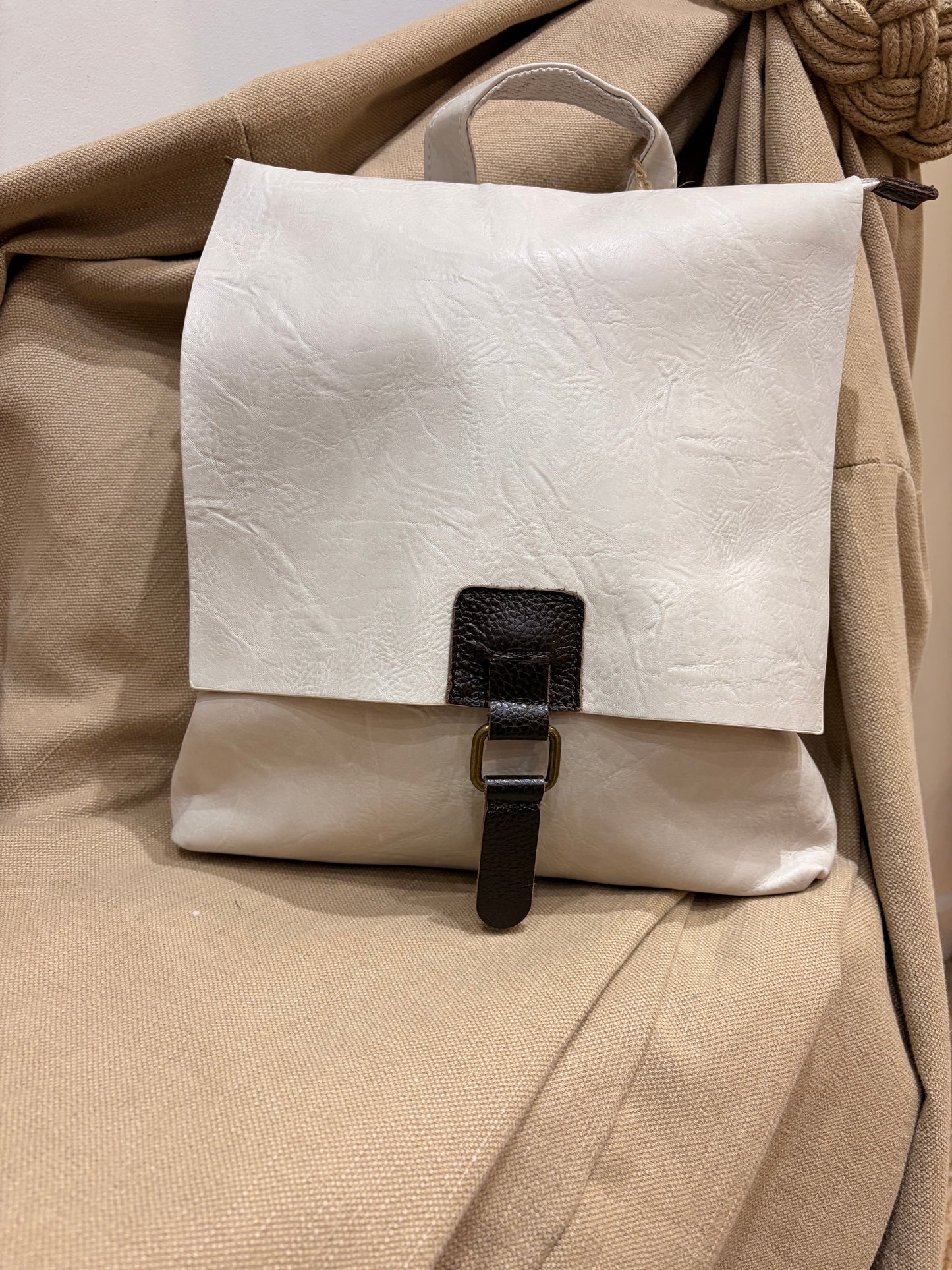 Large Rucksack - Cream