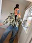 Camo Military Jacket - Light Green