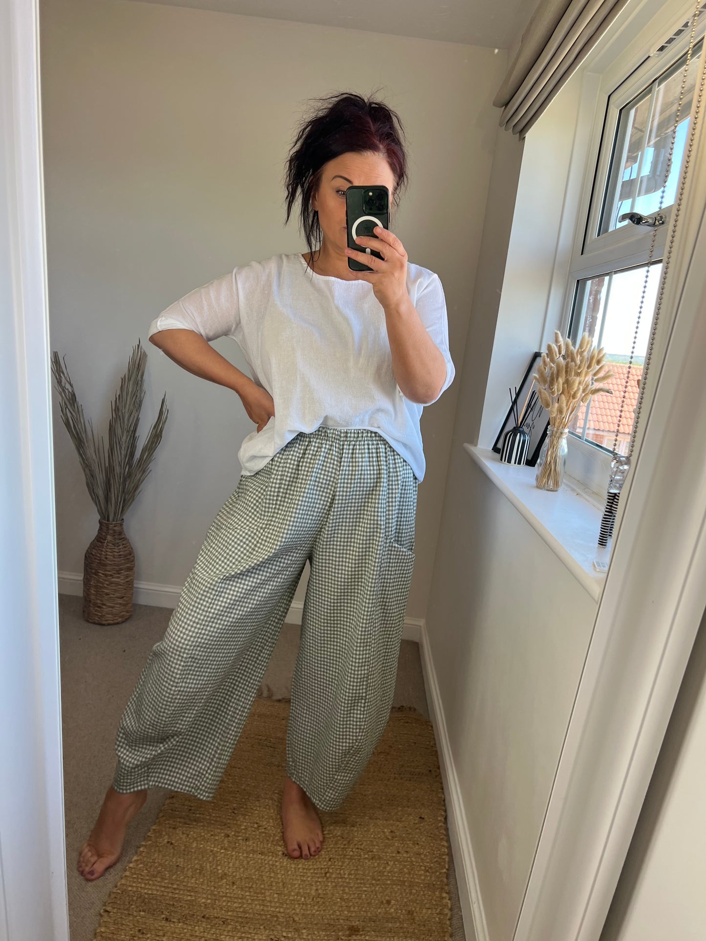 Plain Cotton Top - White
