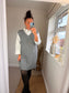 Chunky Knit Tank Top - Grey (2 sizes)