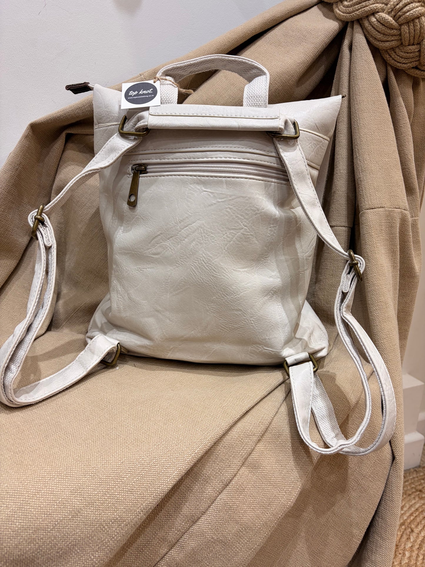 Large Rucksack - Cream
