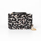 Card Holder Wallet - Leopard Cream