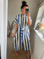 Striped Denim Dress