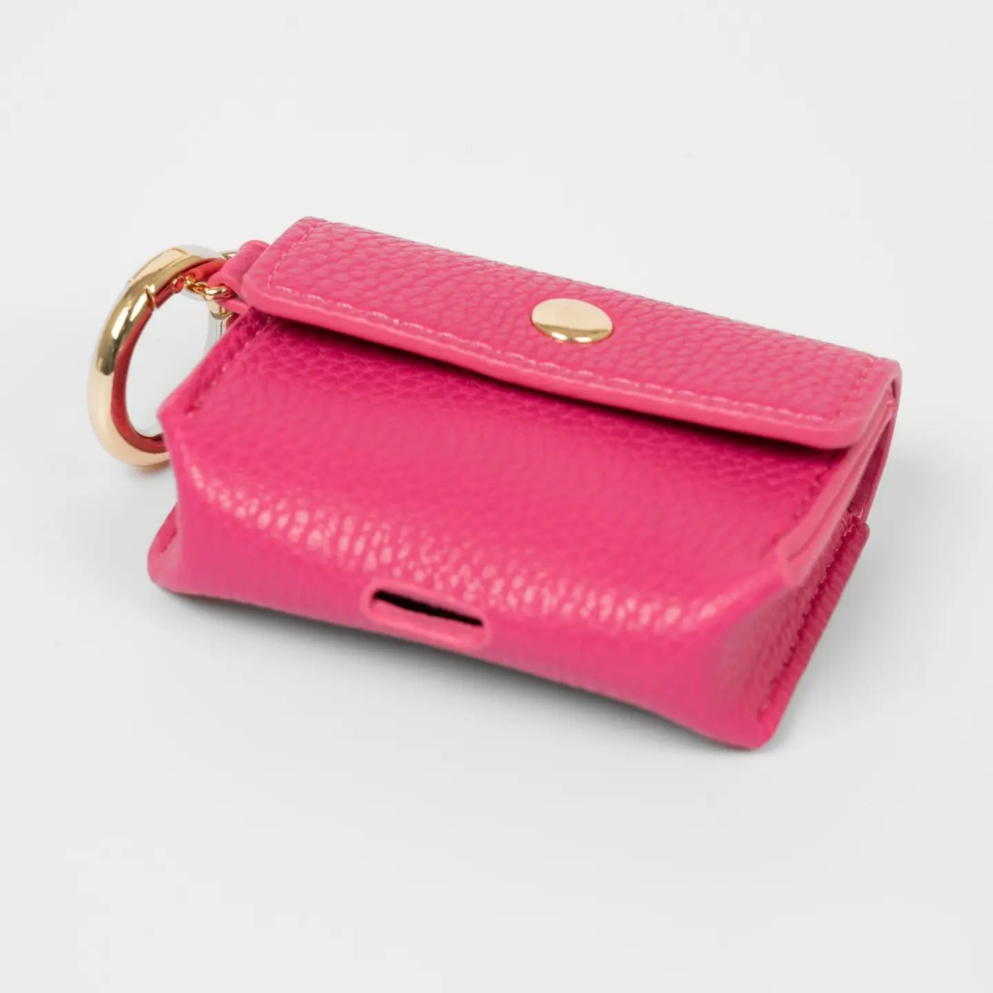 Wireless Earbuds Clip-on/Keyring Case - Cerise