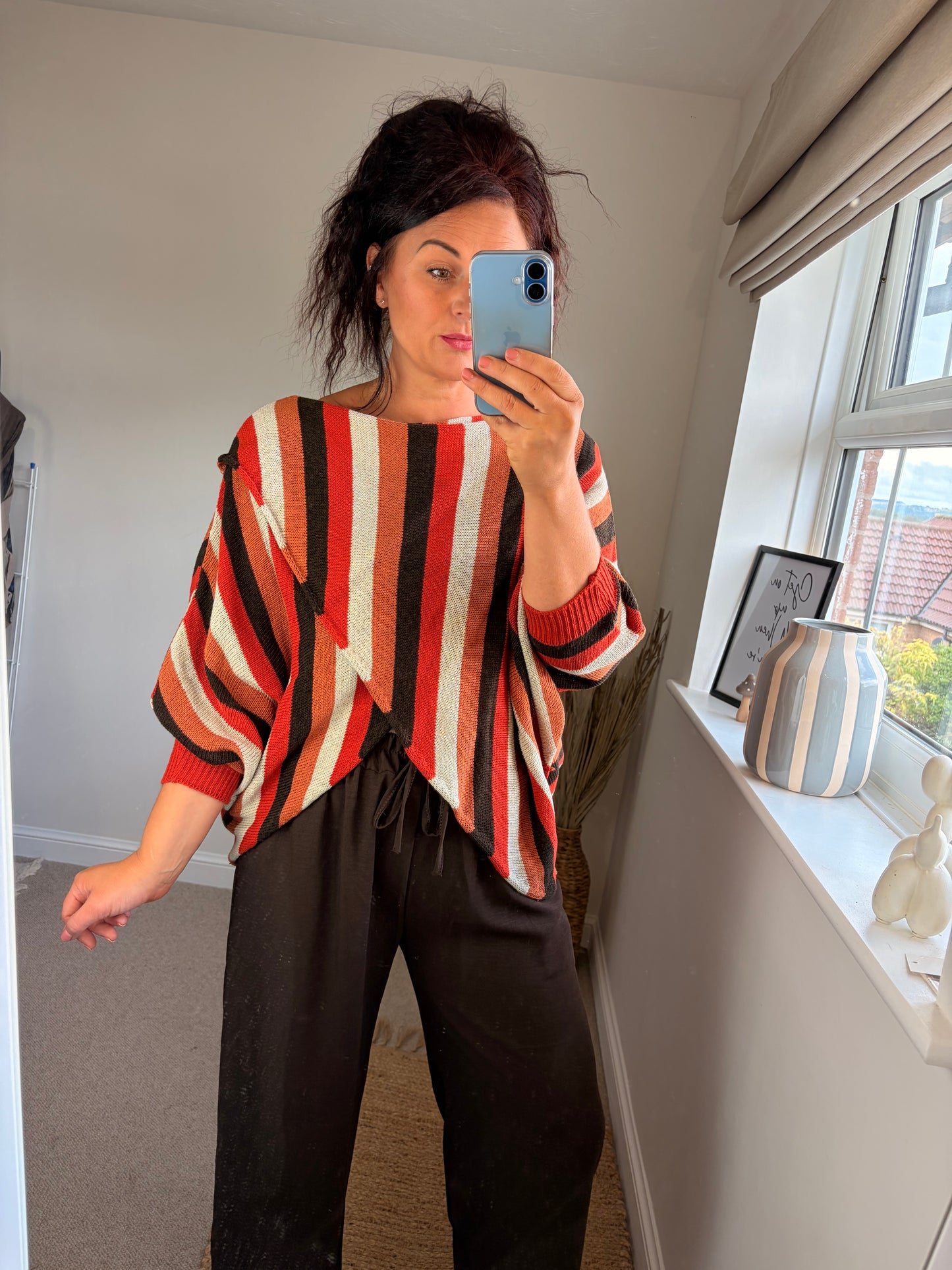 Wrap Knit - Stripe Rust