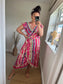 Wrap Dress - Cerise