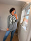 Jumper with Scarf - Grey