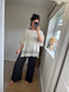 Cotton Kaftan Top - Beige