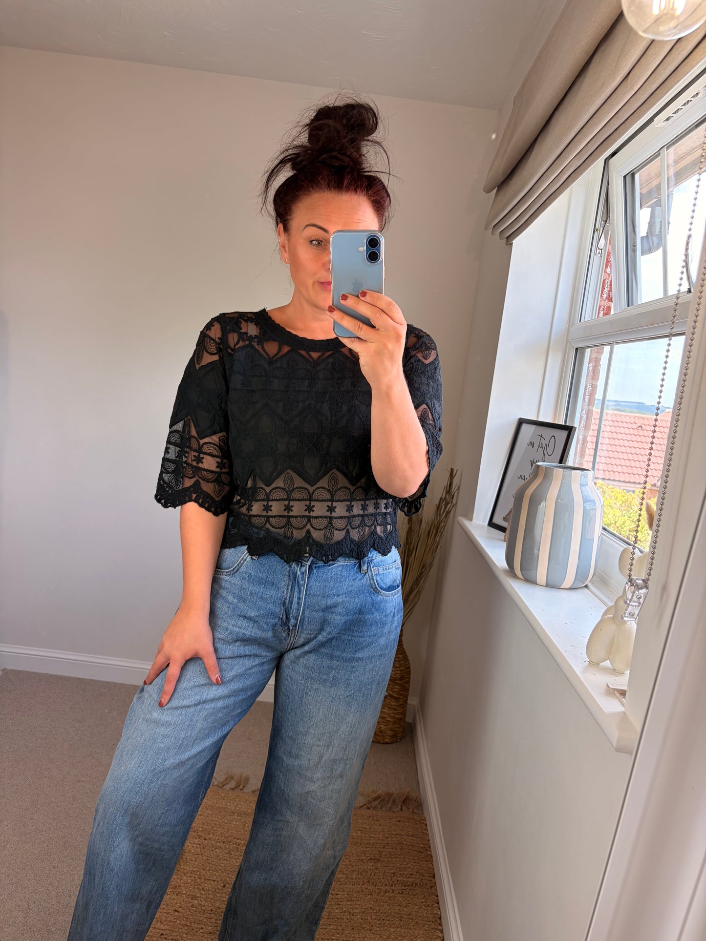 Lace Top - Black