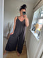 Wide Leg Jumpsuit - Chocolate