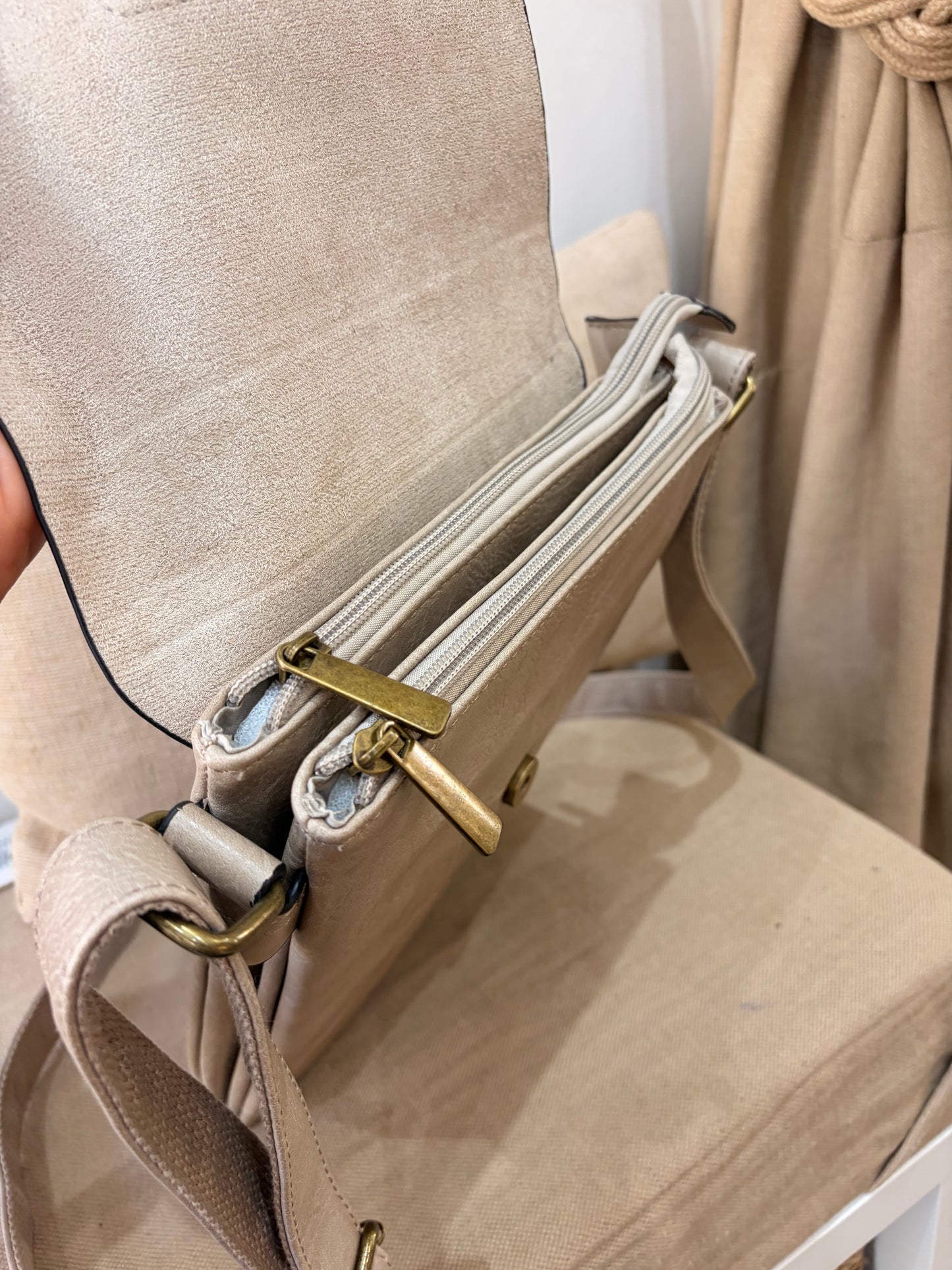 Satchel Crossbody Bag - Mud