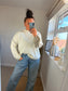 2-way Chunky Jumper - Beige/Cream