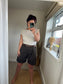 Cotton Shorts - Chocolate