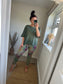 Fine Knit Top - Khaki