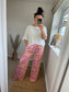 Wide Leg Trousers - Floral