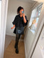 Faux Leather Skirt - Black (2 sizes)