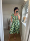STEVIE Midi Button Dress - Green